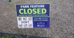 Park Closed Sign